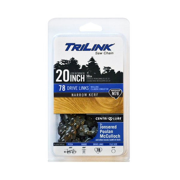 Trilink Chainsaw Chain .325 Semi-Chisel .050 78DL NK for Echo CS440; CL25078NKTL2